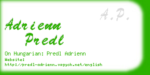 adrienn predl business card